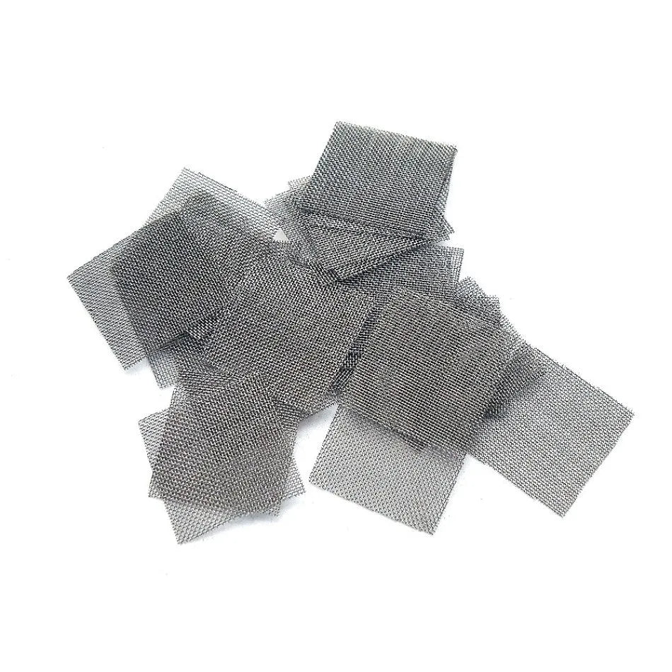 4 square fine steel sieves loose 25mm