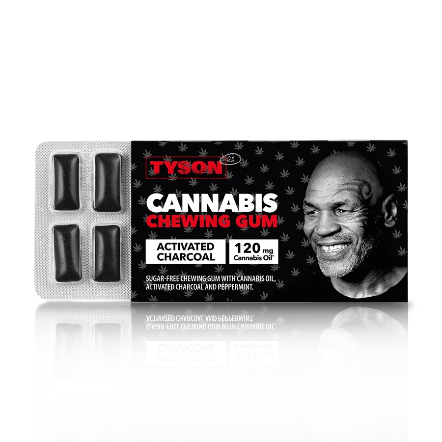 Tyson 2.0 Cannabis Kaugummi mit Aktivkohle-shinyfriends