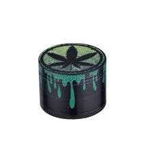 Grinder 4-teilig – Drip Leaf Design