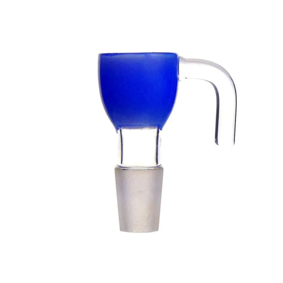 Glaskopf mit gebogenem Griff Royalblau-HHCFriends